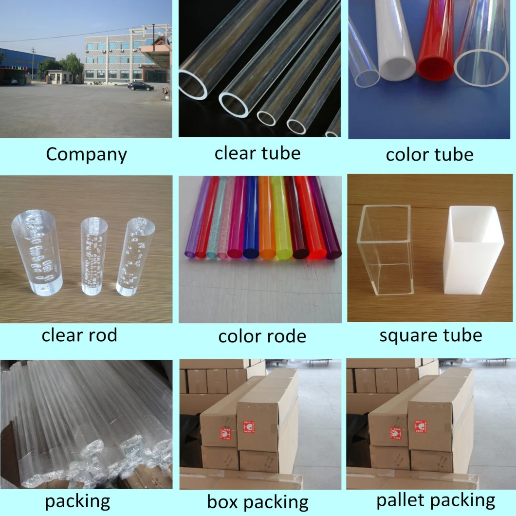 Clear Colored Acrylic Rod Plexiglass Rod