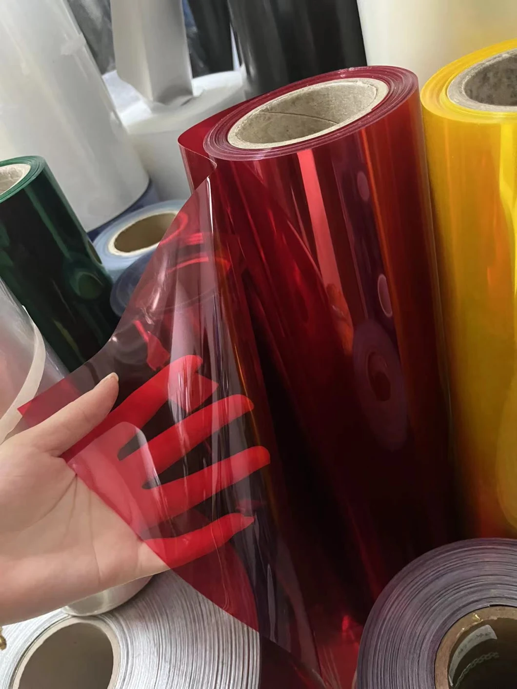 2023 Factory Hot Sell Clear Transparent and Colour Rigid PVC Plastic Film for Thermoforming