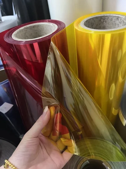 2023 Factory Hot Sell Clear Transparent and Colour Rigid PVC Plastic Film for Thermoforming