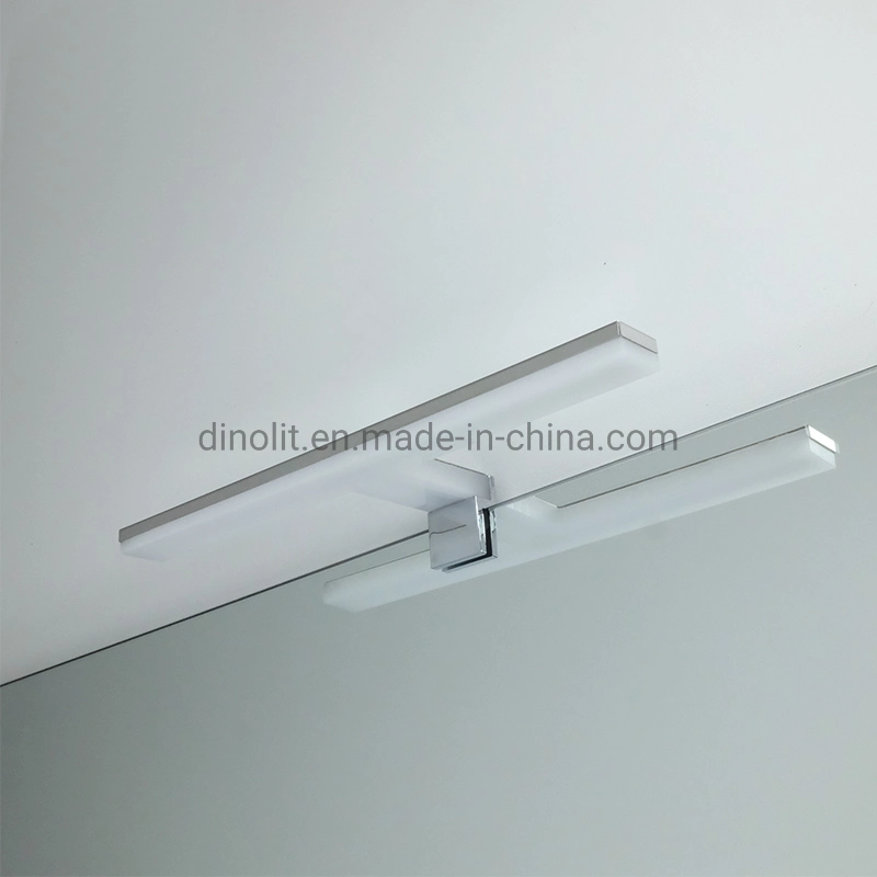 Minamulist Design Chrome 220V-240V Stainless Steel+Acrylic 7W Waterproof Bathroom LED Mirror Illumination for Bath Furniture/Cabinet/Mirror Frame/Vanity CE IP44