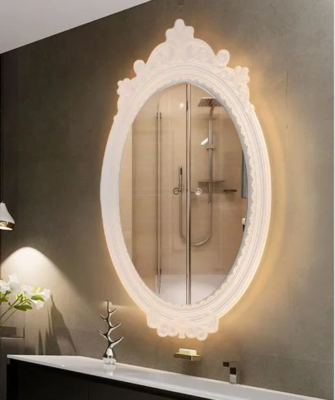 Wholesale High Quality Acrylic LED Smart Anti-Fog Bathroom Makeup Mirror