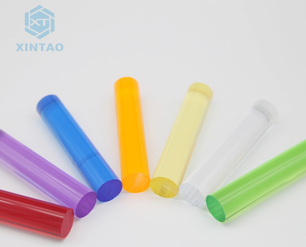 Wholesale Colorful Acrylic Rod Plexiglass PMMA for LED Light Decoration