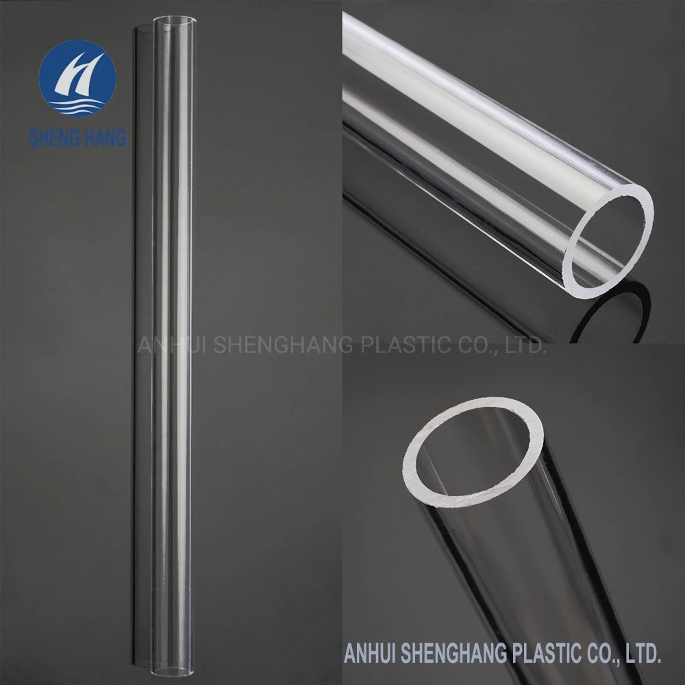 Shenghang Plastic Pipe Clear PMMA Cylinder Plexiglass Acrylic Tube