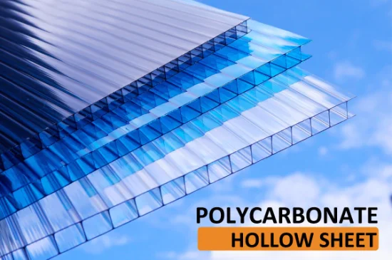 Best-Selling Anti-UV Plastic Polycarbonate Hollow Sheet for Agricultural Greenhouses